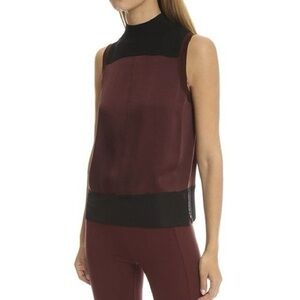 Rag and bone vivienne Colorblock silky merino wool tank top